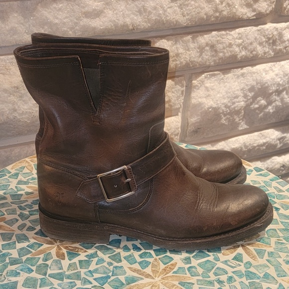 Frye Shoes - FRYE Natalie Engineer Short Boot